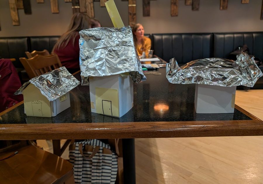 Structures built during the Build Together icebreaker